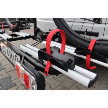 Bagażnik rowerowy samochodowy na hak - E-Bike - 2 rowery TBC-02/2 AMIO-02585