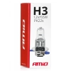 Żarówka halogenowa H3 12V 55W filtr UV (E4) AMIO-01478