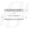 Światła do jazdy dziennej AMiO DRL 501 HP AMIO-01520