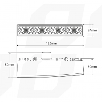 Światła do jazdy dziennej DRL 540 PRO AMIO-01528