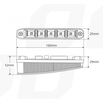 Światła do jazdy dziennej AMiO DRL 506 HP AMIO-01522