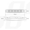 Światła do jazdy dziennej DRL 507HP AMIO-01523