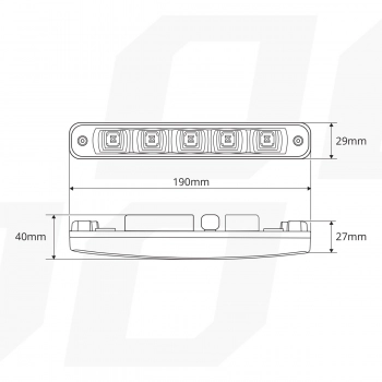 Światła do jazdy dziennej DRL 507HP AMIO-01523