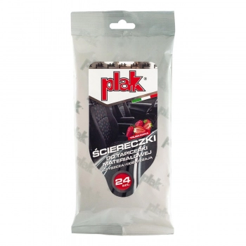 Plak Ściereczki do tapierki materiałowej Truskawka 24 szt.
