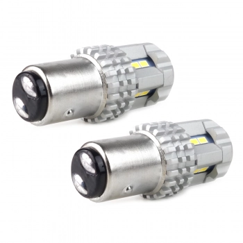 Żarówki LED CANBUS 3020 22SMD UltraBright 1157 BAY15D P21/5W White 12V 24V AMIO-02450