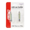 Żarówki LED STANDARD 3014 15SMD Festoon C5W C10W C3W 39mm White 12V AMIO-01091