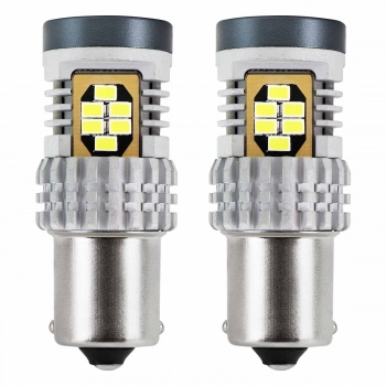 Żarówki LED CANBUS 3020 24SMD 1156 BA15S P21W R10W R5W White 12V 24V AMIO-02797