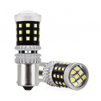 Żarówki LED CANBUS 2016 39SMD 1156 BA15S P21W R10W R5W White 12V 24V AMIO-02799