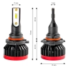 Żarówki samochodowe LED seria BF HB3 9005/HIR1 9011/H10 6000K Canbus AMIO-02246
