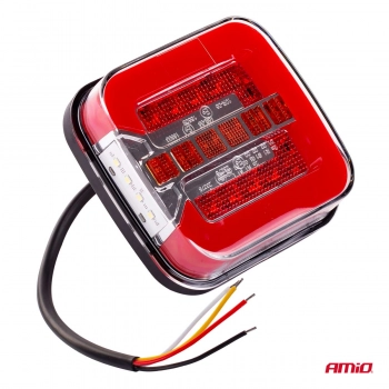 Lampa tylna zespolona LED RCL-08-LR dynamiczna lewa prawa AMIO-02373
