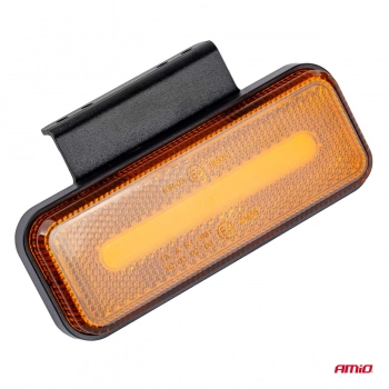 Lampa obrysowa LED OM-02-O prostokątna pomarańczowa AMIO-02376