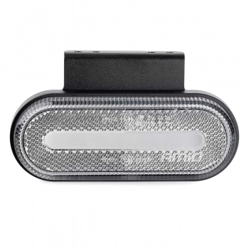 Lampa obrysowa LED OM-01-W owalna biała AMIO-02375
