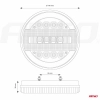 Lampa tylna zespolona LED RCL-07-LR dynamiczna lewa prawa AMIO-02372