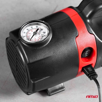 Kompresor samochodowy pompka 12V 230V ACOMP-09 AMIO-02383