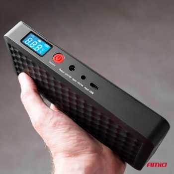 Urządzenie rozruchowe booster powerbank 12V 4Ah 800A SJ02 AMIO-02524