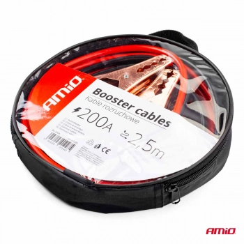 Kable przewody rozruchowe 200A - 2,5 m AMIO-01339