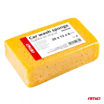 Gąbka do mycia samochodu MEDIUM 20 x 12 x 6 cm AMIO-02662