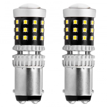 Żarówki LED CANBUS 2016 39SMD 1157 BAY15D P21/5W White 12V 24V AMIO-02800