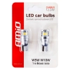 Żarówki LED CANBUS 3030 6SMD T10 W5W W10W White 12V 24V AMIO-02801