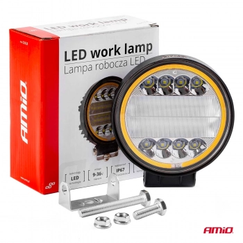 Lampa robocza szperacz halogen LED AWL14 12V 24V AMIO-02428