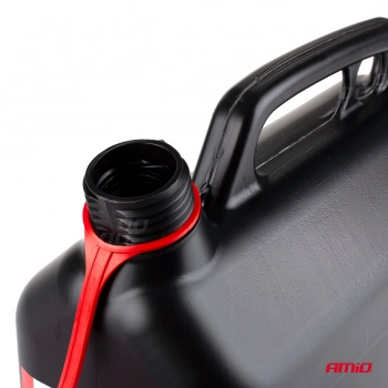 Kanister plastikowy, czarny 5L AMiO-02887