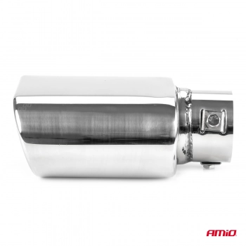 Końcówka tłumika wydechu stal nierdzewna MT 019 chrom AMIO-02190