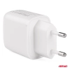 Ładowarka sieciowa PRO-09 USB + USB-C 20W Quick Charge 230V AMIO-02935