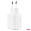 Ładowarka sieciowa PRO-09 USB + USB-C 20W Quick Charge 230V AMIO-02935