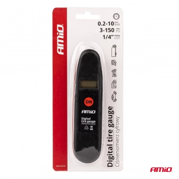 Ciśnieniomierz cyfrowy 10 bar 3-150 PSI AMIO-02940