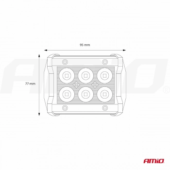 Lampa robocza halogen LED szperacz AWL17 6LED AMIO-02431