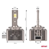 Żarówki żarniki LED seria XD D8S 6500K Canbus AMIO-03315