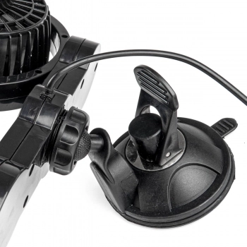 Wentylator wiatrak samochodowy z przyssawką 24V AMIO-03011