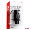 Wtyczka elektryczna 3 PIN złącze 3 pinowe AMIO-03213
