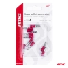 Konektory izolowane męskie okrągłe walcowe 4mm 0.5-1.5mm2 10A 10 szt. AMIO-03071