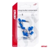 Konektory izolowane męskie walcowe okrągłe 5mm 1.5-.25mm2 15A 10 szt. AMIO-03074
