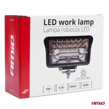 Lampa robocza halogen LED szperacz AWL40 36 LED 108W AMIO-03251