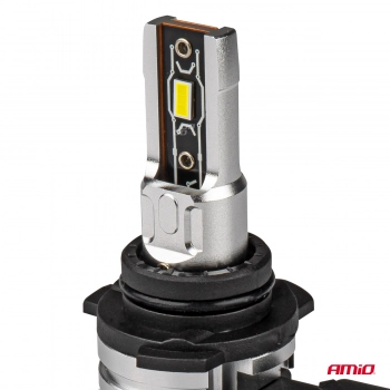 Żarówki samochodowe LED seria H-mini HB4 9006 6500K Canbus AMIO-03335
