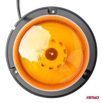 Lampa ostrzegawcza błyskowa kogut 60 LED W22M 12V 24V AMIO-03337