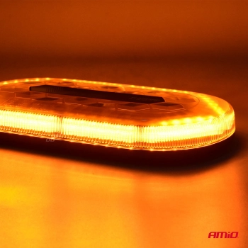 Belka ostrzegawcza LED 33cm magnes homologacja R65 R10 12-24V AMIO-03336