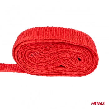 Pasy transportowe z napinaczem - zestaw komplet 700 kg 25 mm 4,5 m 4 szt. BELT-03 AMIO-02496