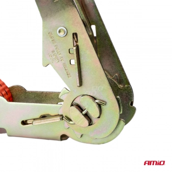 Pasy transportowe z napinaczem - zestaw komplet 700 kg 25 mm 4,5 m 4 szt. BELT-03 AMIO-02496