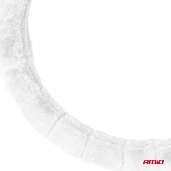 Pokrowiec nakładka na kierownicę samochodową M 37-39cm SWC-53-M AMIO-03566