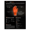 Rękawice nitrylowe Mercator GoGrip Orange 50 sztuk rozmiar M