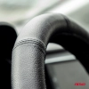 Pokrowiec skórzany nakładka na kierownicę samochodową L 39-41cm AMIO-01767