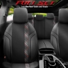 Komplet pokrowców na fotele samochodowe OTOM HORIZON 1801 RED 3-ZIP