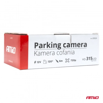 Kamera cofania parkowania HD-315 LED 12V 720p AMIO-03529
