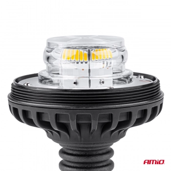 Lampa ostrzegawcza błyskowa kogut 36 LED flex R65 R10 12V 24V W03p AMIO-02293