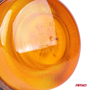 Lampa ostrzegawcza błyskowa kogut 36 LED śruby R65 R10 12V 24V W03b AMIO-02296