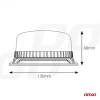 Lampa ostrzegawcza błyskowa kogut 36 LED śruby R65 R10 12V 24V W03b AMIO-02296