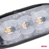 Lampa błyskowa ostrzegawcza płaska 3 LED R65 R10 12-24V AMIO-02297